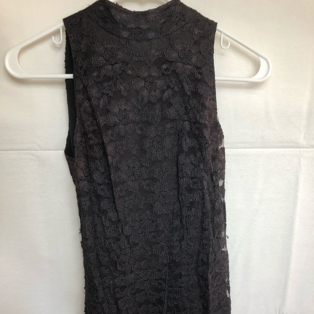 Black lace dress